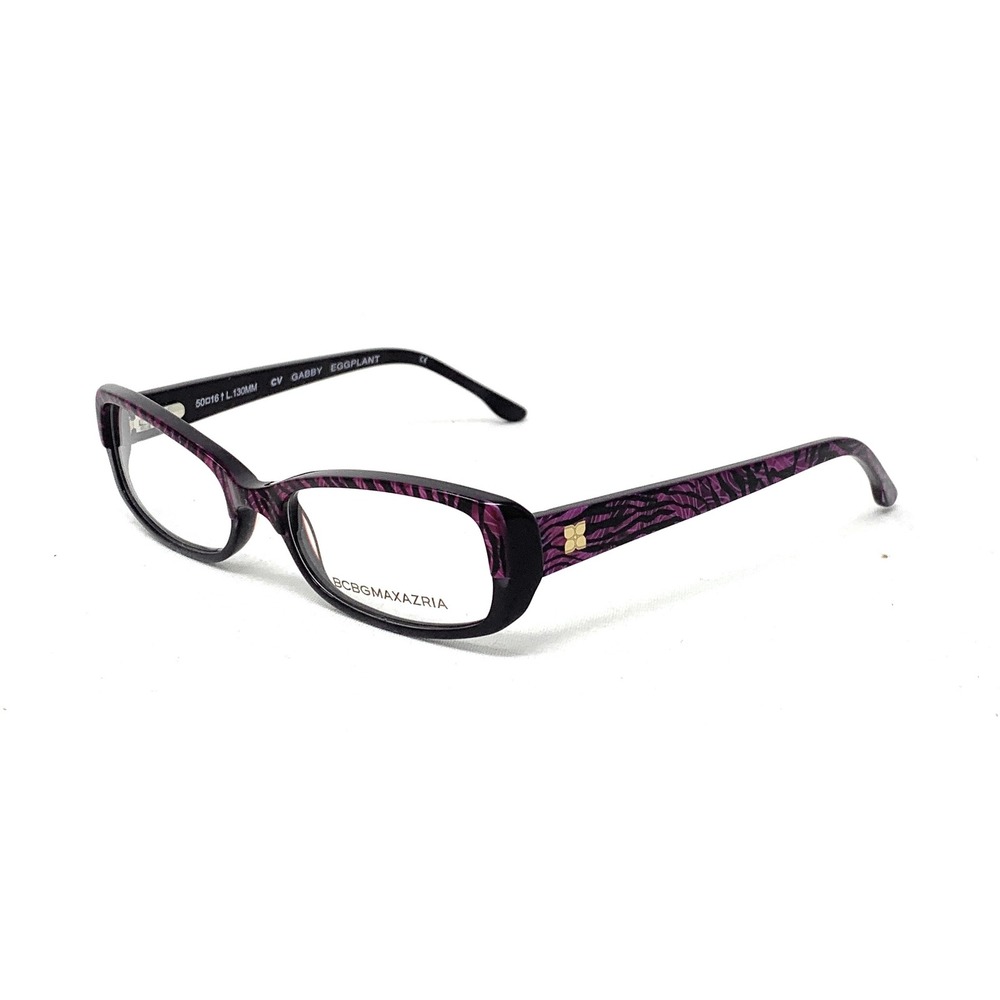BCBG‎ MAXAZRIA Women's Eyeglasses Frames Gabby Eggplant Purple 50mm